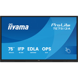 iiyama ProLite TE6513A-B3AG, Public Display schwarz (matt), UltraHD/4K, IPS, Touchscreen, HDMI, DP, USB-C, USB-Hub