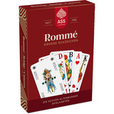 ASS Altenburger Rommé große Eckzeichen französisches Bild, Kartenspiel 