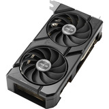 ASUS Radeon RX 7600 DUAL EVO OC, Grafikkarte schwarz, RDNA 3, GDDR6, 3x DisplayPort, 1x HDMI 2.1