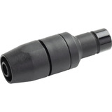 Alphacool ES Schnellverschlusskupplung TPV PushIn Male, Verbindung schwarz (matt)