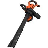 BLACK+DECKER 3-in-1 Elektro-Laubsauger BEBLV300-QS, Laubsauger/Laubbläser schwarz/orange, 3.000 Watt