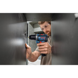 Bosch Akku-Bohrschrauber GSR 12V-32 Professional, 12Volt blau/schwarz, Li-Ionen Akku 2,0Ah + 4,0Ah, 40-teiliges Zubehör-Set, L-BOXX