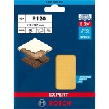 Bosch Expert C470 Schleifblatt, 115 x 107mm, K120 10 Stück, für Schwingschleifer