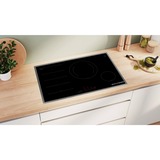 Bosch PXE845HC1E Serie 6, Autarkes Kochfeld schwarz/edelstahl, 80 cm