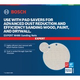 Bosch Professional Expert M480 Netzstruktur-Schleifblatt Ø 225mm, K150 25 Stück, für Trockenbauschleifer