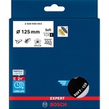 Bosch Professional Expert Multiloch Universalstützteller, weich, Ø125mm, M8+5/16", Schleifteller schwarz, für Exzenterschleifer