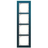 Busch-Jaeger Abdeckrahmen 4-fach, Abdeckung blau, Retail