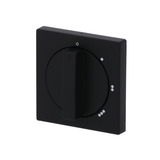 Busch-Jaeger Busch-J. Zentralscheibe sw mt f.3Stufen-Drehs 2542 DR/01-885, Abdeckung schwarz, Retail