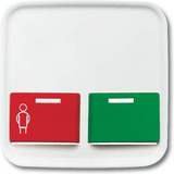 Busch-Jaeger Zentralscheibe, Abdeckung weiß, Retail