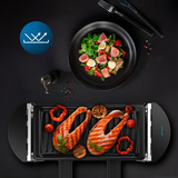 Cecotec Raclette Cheese&Grill 3200 Pocket schwarz/edelstahl, 320 Watt, für 2 Personen