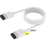 Corsair iCUE LINK Kabel, 600mm, gerade weiß, 1 Stück