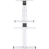 Digitus Elektrisch höhenverstellbares Tischgestell, Dual-Motor, 3-Stufen DA-90433, Untergestell weiß