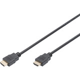 Digitus HDMI High Speed Anschlusskabel, mit Ethernet, Full HD 1080i/p schwarz, 3 Meter, Standard