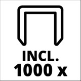 EINHELL Akku-Tacker TC-CT 3,6 Li, Elektrotacker rot/schwarz, Li-Ionen Akku 1,3Ah