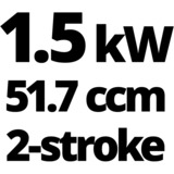 EINHELL Benzin-Multifunktionsantrieb GC-MM 52 I AS, Rasentrimmer rot/schwarz, inkl. 4 Werkzeuge