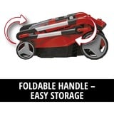 EINHELL Power X-Change Akku-Rasenmäher GE-CM 36/37 Li, 36Volt (2x18V) rot/schwarz, 2x Li-Ionen Plus Akku 4,0Ah