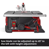 EINHELL Power X-Change Akku-Tischkreissäge TE-TS 36/8 T Li-Solo, 36Volt (2x18V) rot/schwarz, ohne Akku und Ladegerät