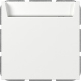 Gira Hotel-Card Schalter Schließer mit Neutralleiterklemme, 10 Ampere, 250 Volt, glänzend, Taster weiß (glänzend), Retail