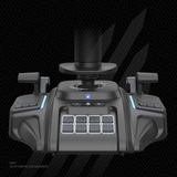 HORI ACE COMBAT 8: WINGS OF THEVE Flight Stick, Joystick schwarz, für PS5, PS4, PC