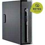 HP Prodesk 400 G1 SFF Generalüberholt, PC-System schwarz, Windows 10 Pro 64-Bit