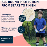 HUDORA Torwarthandschuhe für Kinder, rot, Gr. M rot/weiß, für Kinder ab 5 Jahren