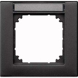 Merten Rahmen einfach beschriftbar anthrazit, Retail