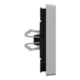 Merten Wippe Kontrollfenster mit Aufdruck Klingel aluminium, Retail