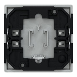 Merten Wippe Kontrollfenster mit Aufdruck Klingel aluminium, Retail