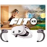 Meta Quest 3S 128 GB + Activity-Schlaufen + 3 Monate FitXR Bundle, VR-Brille weiß/schwarz, All-in-One-Gamingsystem, inkl. Batman: Arkham Shadow