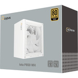 Ocypus Iota P850 White, PC-Netzteil weiß, 1x 12-Pin High Power GPU, 3x PCIe, Kabelmanagement, 850 Watt