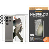 PanzerGlass 3-in-1 Schutz Set transparent/schwarz, Samsung Galaxy S24 Ultra, EasyAligner