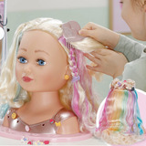 ZAPF Creation BABY born Stylingkopf Regenbogen, Schmink- und Frisierkopf 