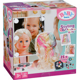 ZAPF Creation BABY born Stylingkopf Regenbogen, Schmink- und Frisierkopf 