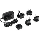 Zebra Netzteil, DC Ausgang 5V, 850 mA inkl. Plugs schwarz