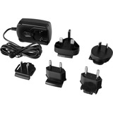 Zebra Netzteil, DC Ausgang 5V, 850 mA inkl. Plugs schwarz