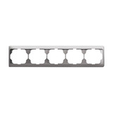 0 Rahmen 5-fach 1725 KA-20 platin, Retail