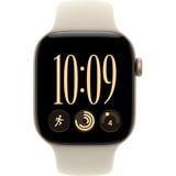 Apple Watch Series 12, Smartwatch gold, Aluminium, 42 mm, Sportarmband Sand S/M