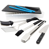Broil King Grillbesteck-Set Porta-Chef, 5-teilig schwarz/edelstahl, in Marinier- und Aufbewahrungsbox