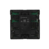 Busch-Jaeger Bedienelement zwei- und vierfach mit Raumtemperaturregler und Beschriftungsfeld, Bedienteil weiß (glänzend), Retail