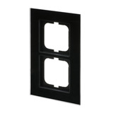 Busch-Jaeger Rahmen 2-fach schwarz, Retail