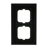 Busch-Jaeger Rahmen 2-fach schwarz, Retail