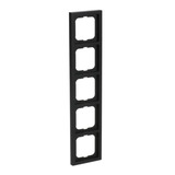 Busch-Jaeger Rahmen fünffach future linear schwarz, Retail