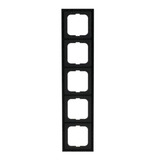 Busch-Jaeger Rahmen fünffach future linear schwarz, Retail