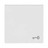 Busch-Jaeger Wippe mit Aufdruck weiß, Retail