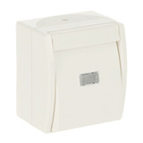 Busch-Jaeger Wipptaster mit Beleuchtung weiß, Retail