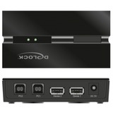 DeLOCK Delock USB 2.0 Switch f. 2 PC an 2Geräte, USB-Switch schwarz