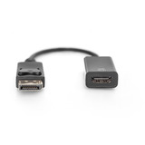 Digitus 4K DisplayPort auf HDMI Adapter/Konverter schwarz