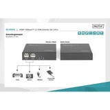 Digitus 4K HDBaseT 2.0 HDMI KVM Extender Set, HDMI Verlängerung schwarz, 100 m