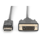 Digitus Adapterkabel DisplayPort > DVI-D schwarz, 3 Meter