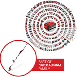 EINHELL Power X-Change Akku-Heckenschere GE-HH 18/45 Li T-Solo, 18Volt rot/schwarz, ohne Akku und Ladegerät
